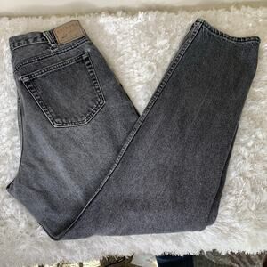 Arizona Black Gray Faded Worn In Jeans 36 x 34